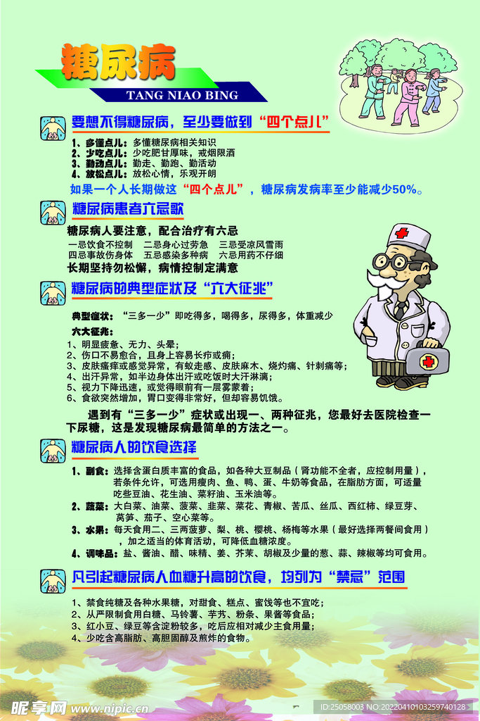 糖尿病海報