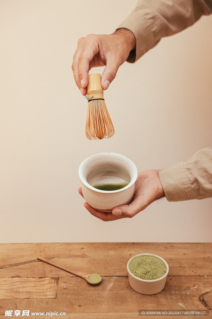 日式抹茶制作