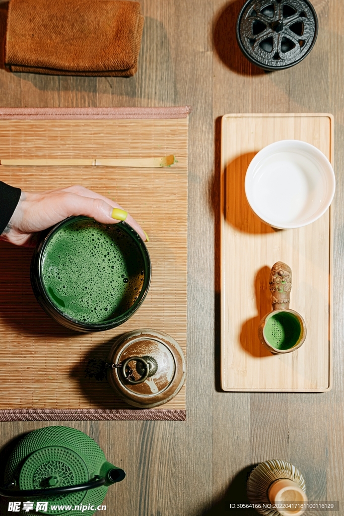 日式抹茶制作