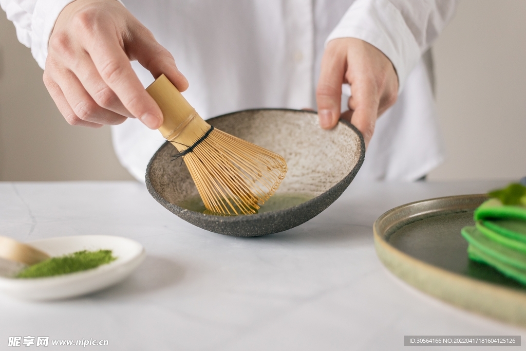 日式抹茶制作
