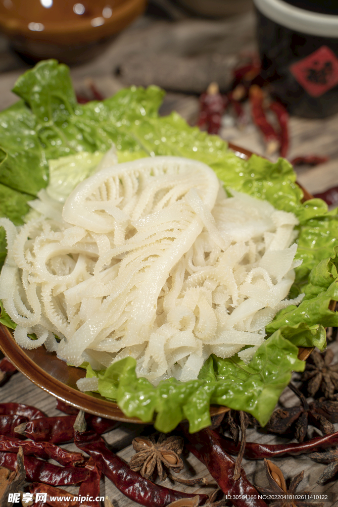 新鮮毛肚食材