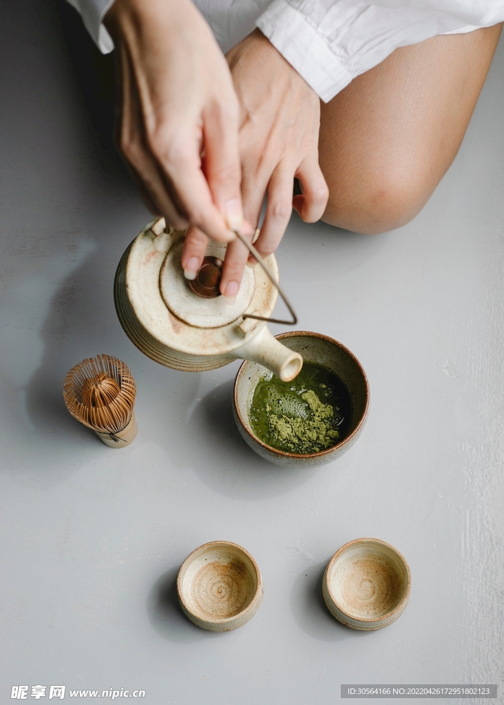 日式抹茶飲品