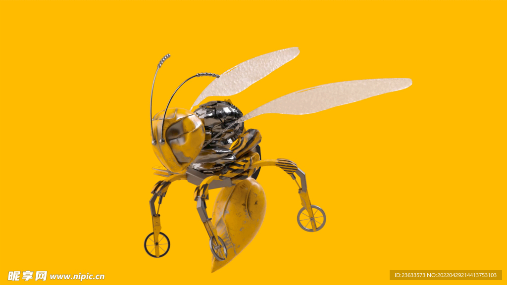 机械蜜蜂GIF