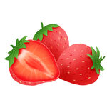 美味水果草莓插画