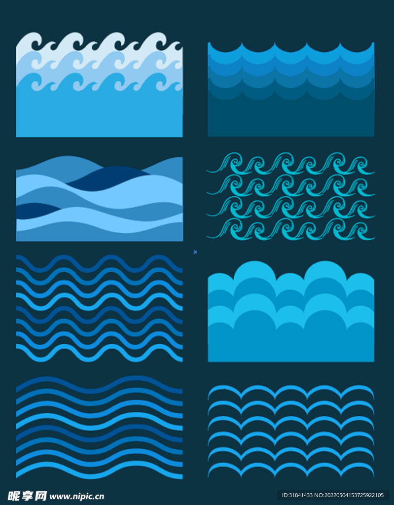 海浪素材