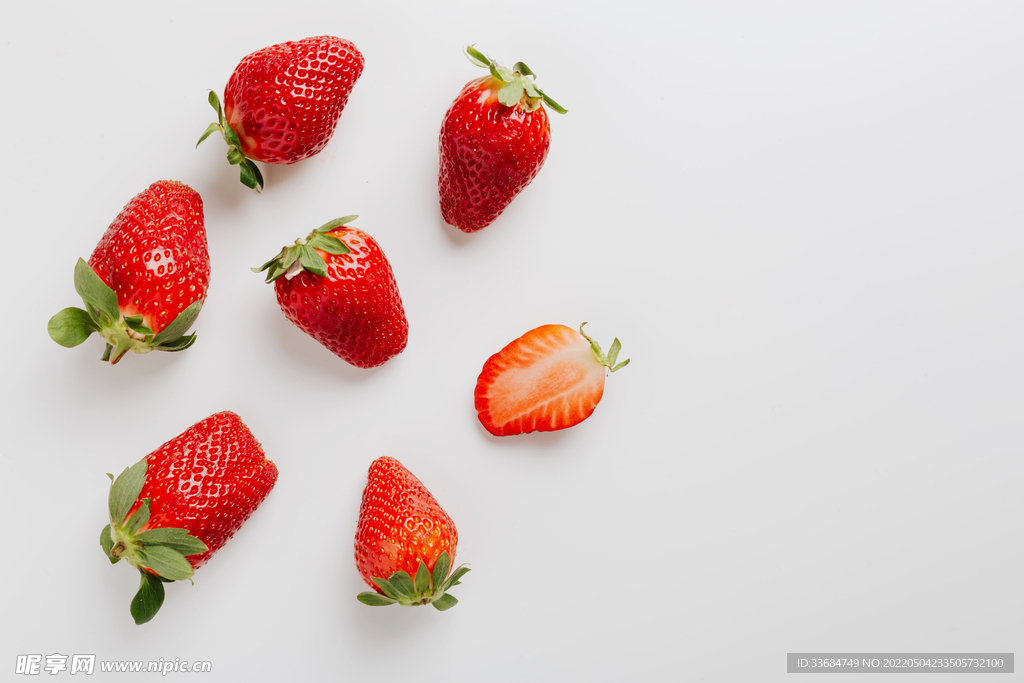 草莓壁纸 水果图片