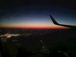飛機(jī)上的夜晚