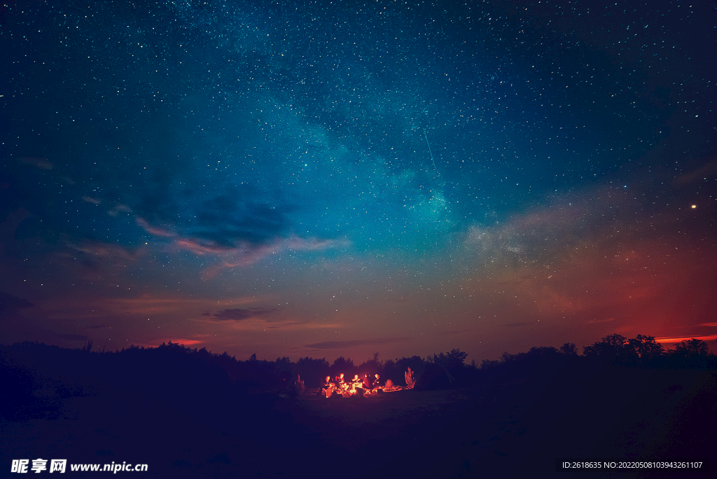 野營夜景