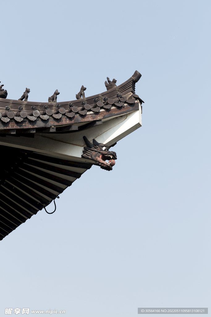 戶外中式復(fù)古屋角