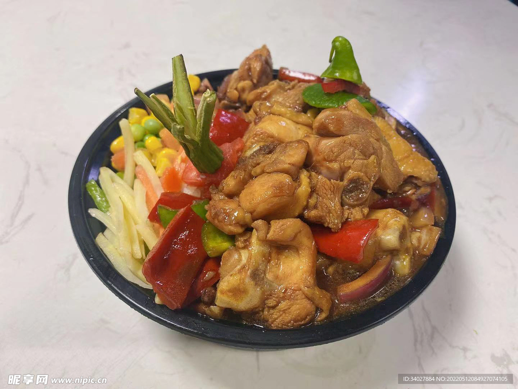 辣炒雞塊蓋澆飯