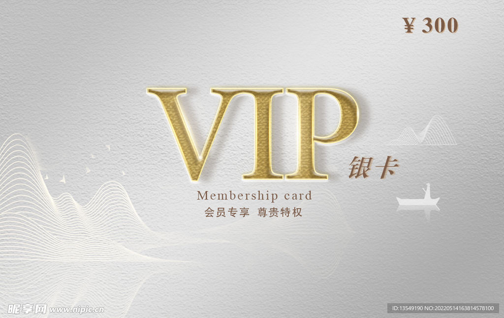 VIP尊贵会员卡