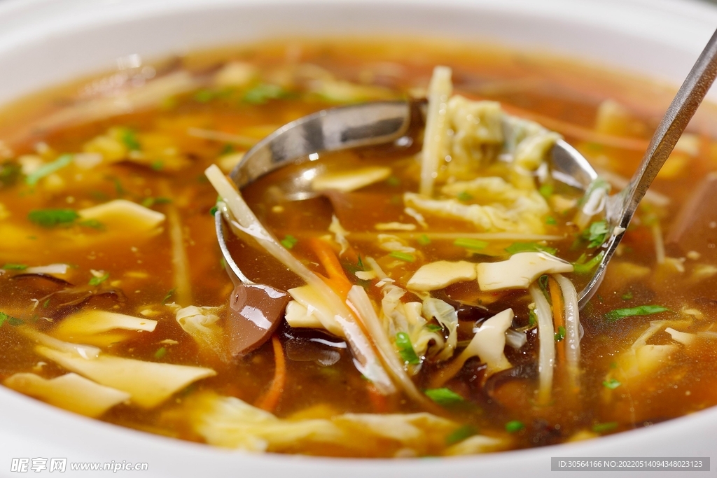 酸辣湯美食