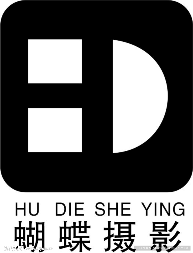 蝴蝶摄影logo