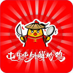 炒鸡 logo