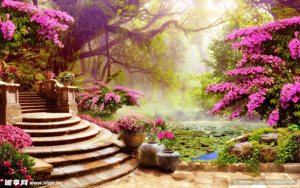 風景畫  海報    大自然 