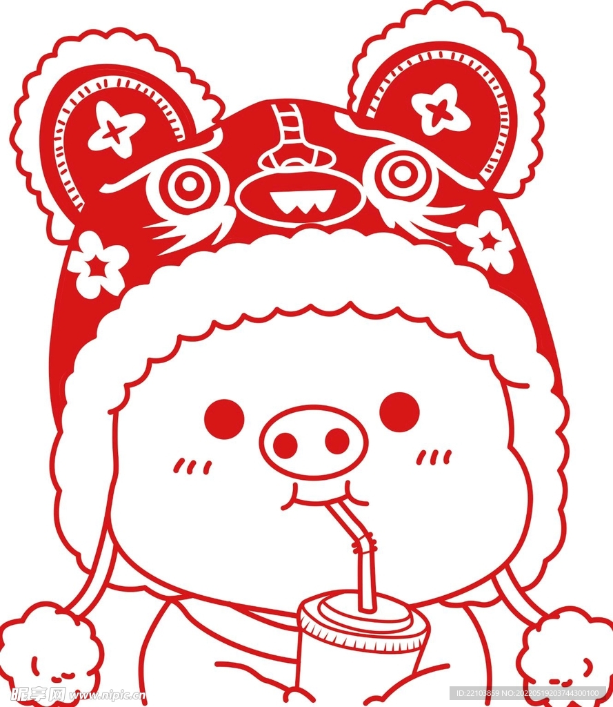 卡通豬