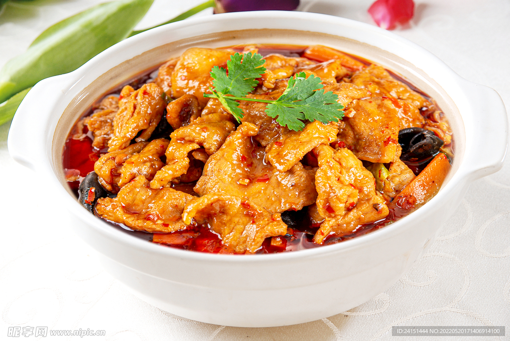 砂煲肉片 