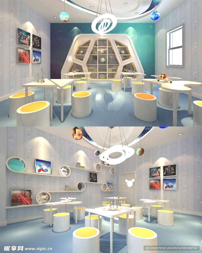 幼儿园科技教室3D设计展示
