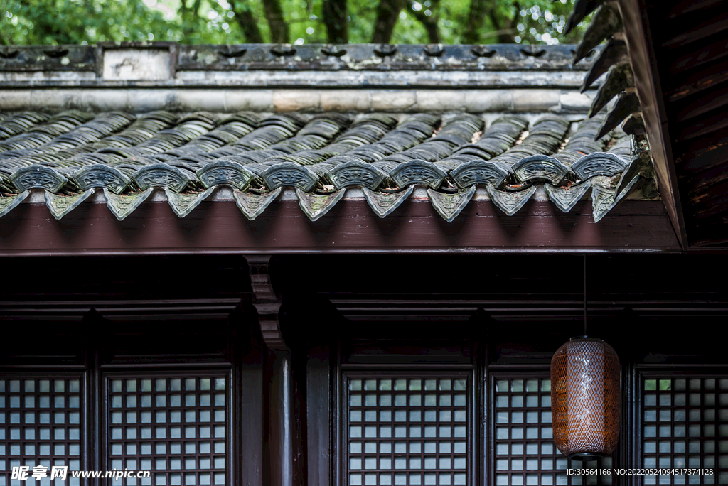 戶外復(fù)古中式建筑
