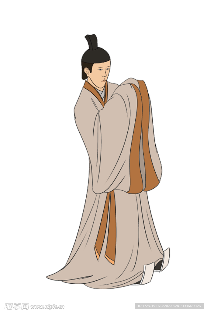 古代人物  psd分層  