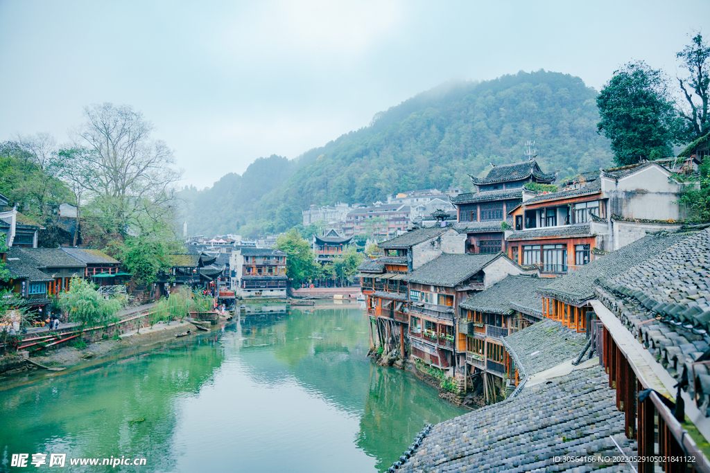戶外旅游小鎮(zhèn)建筑