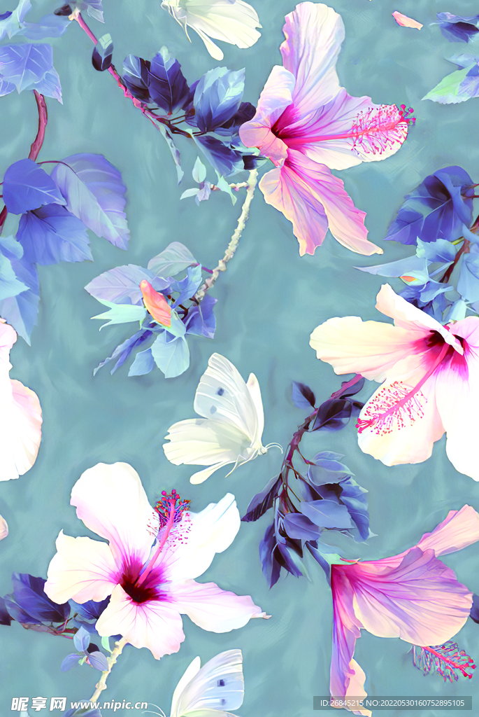 扎染花