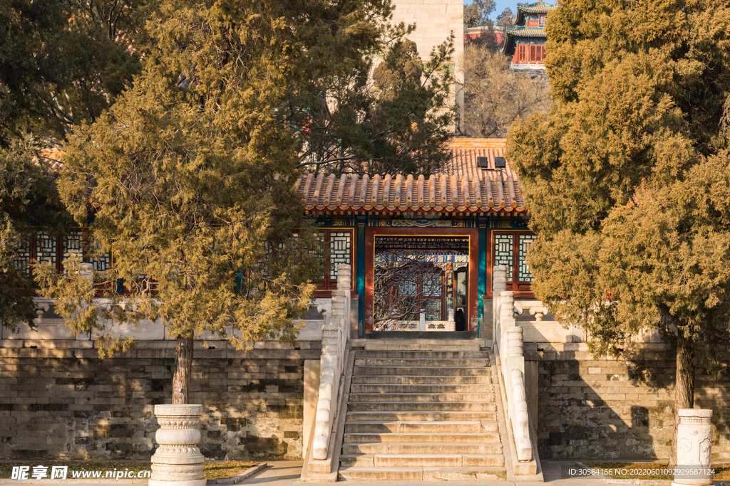 戶外中式復(fù)古牌樓建筑