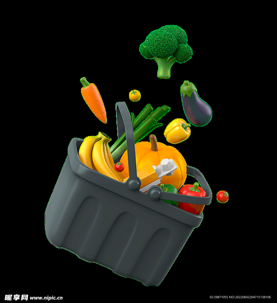 3D水果蔬菜