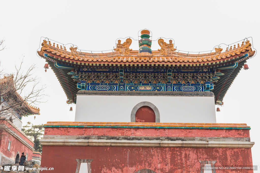 戶外復古宮殿建筑