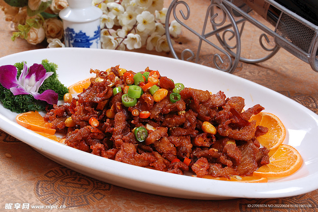 炒腿肉