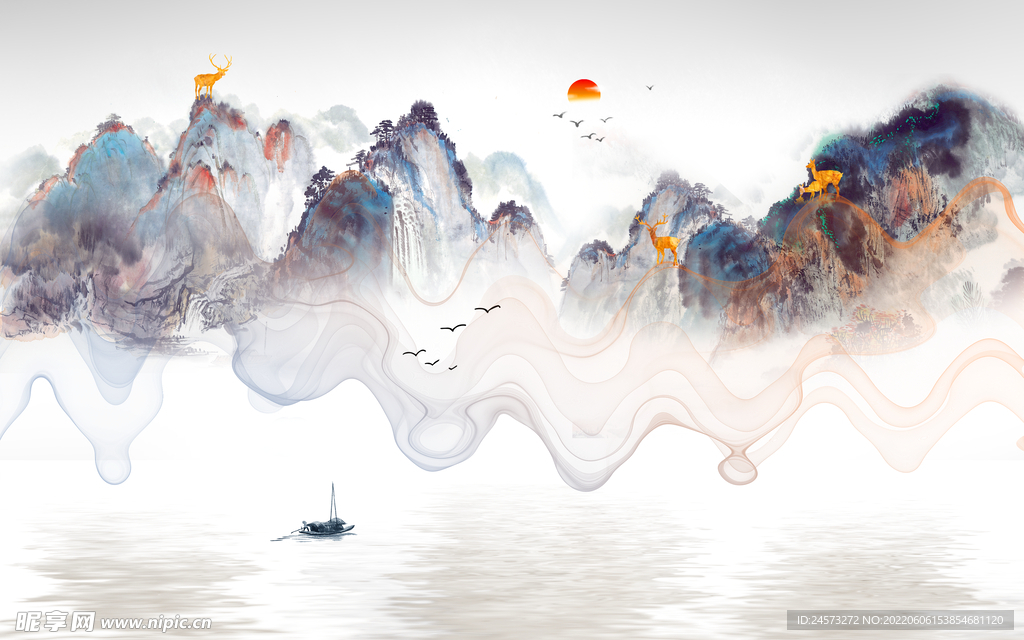 山水畫 