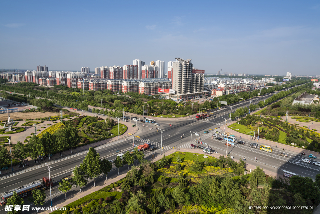 齐河四通八达道路