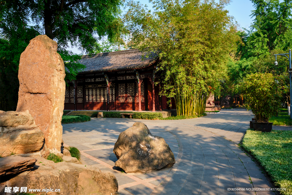 戶外復古公園庭院建筑