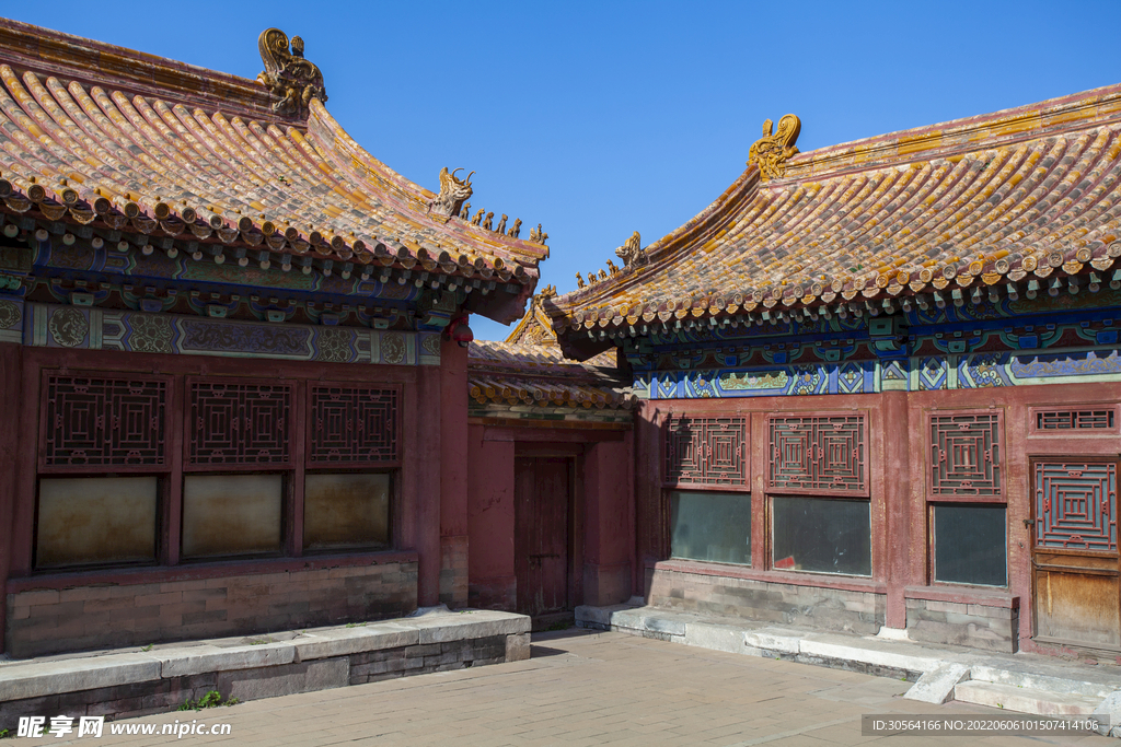 戶外復古宮殿建筑