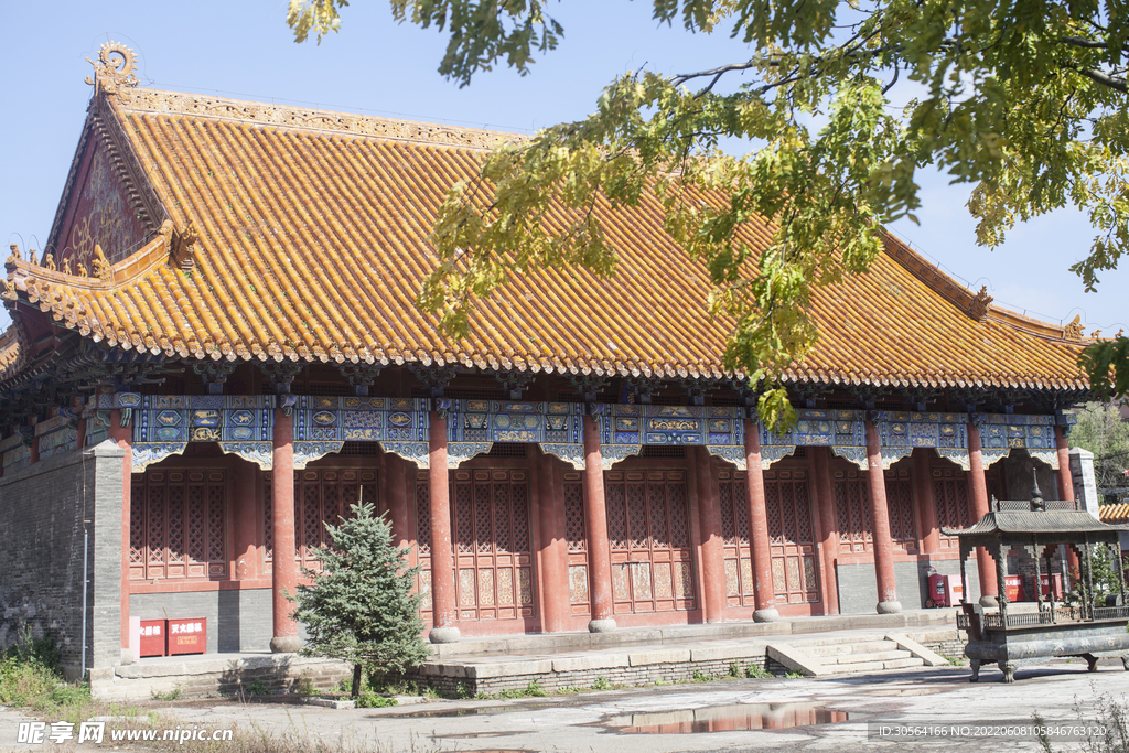 戶外復古宮殿建筑