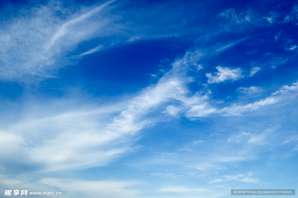 藍天白云天空