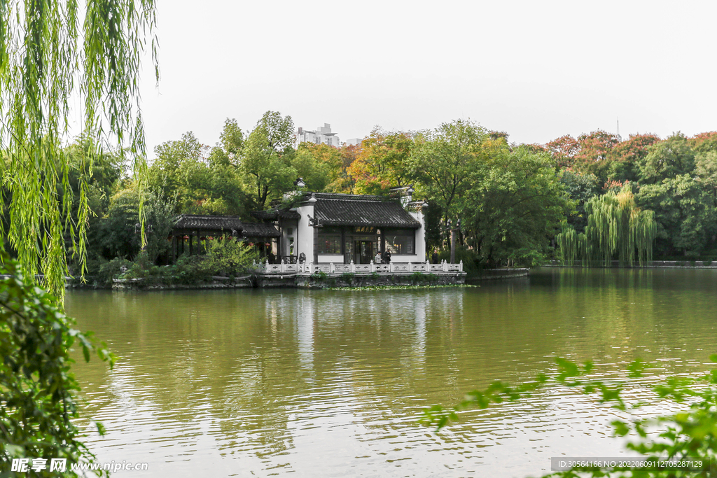 戶外復古公園涼亭建筑