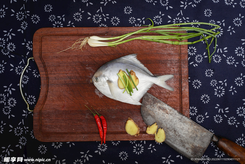新鮮武昌魚食材