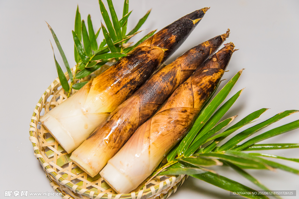 新鮮竹筍食材