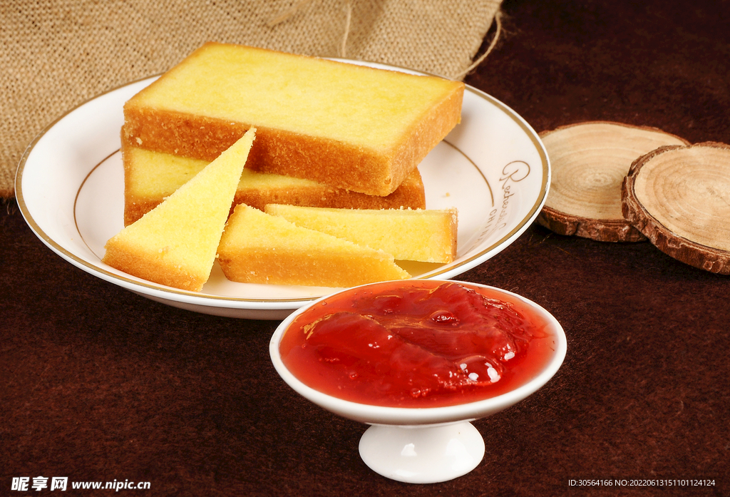 面包蘸醬甜品糕點(diǎn)