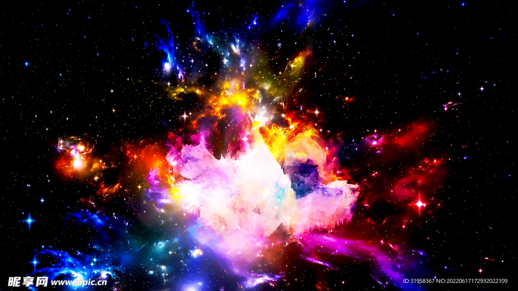炫彩星空圖