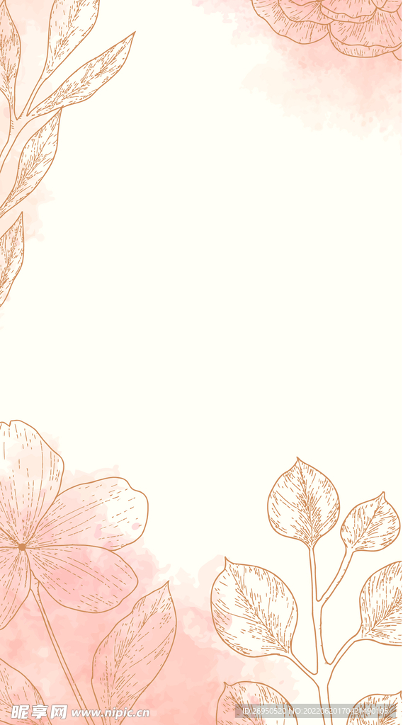 粉色花朵背景