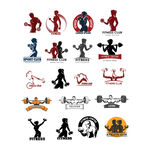 健身房logo设计图片
