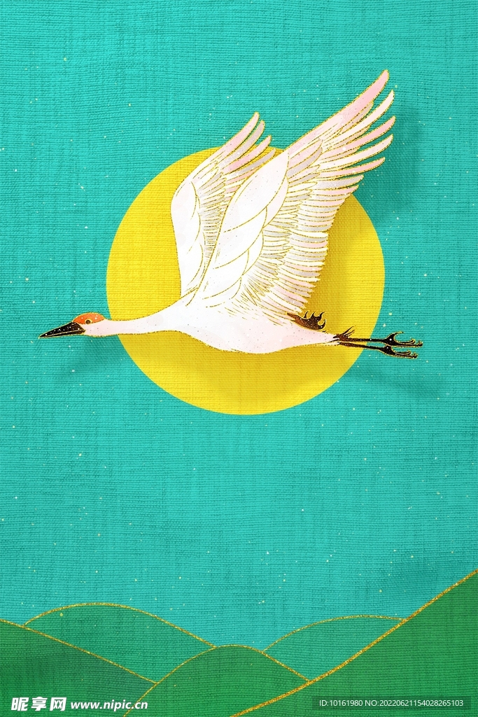 中國風飛鳥圖