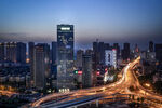 武汉城市建筑夜景
