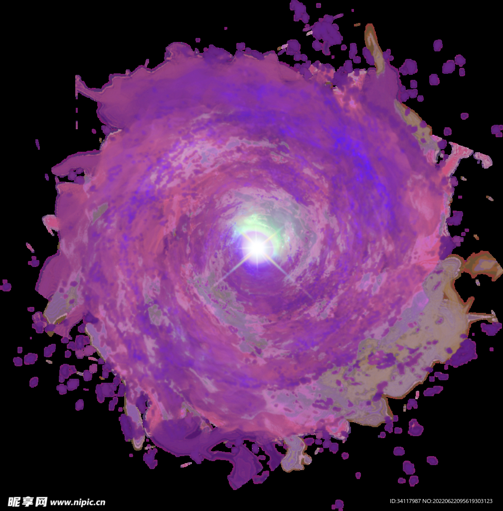 星空光影宇宙透明素材