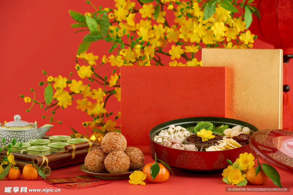 節(jié)日麻團(tuán)美食甜品