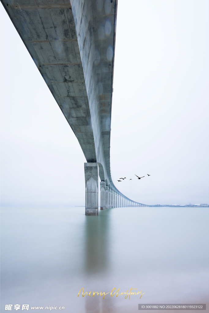 輕奢裝飾畫 跨海立交橋