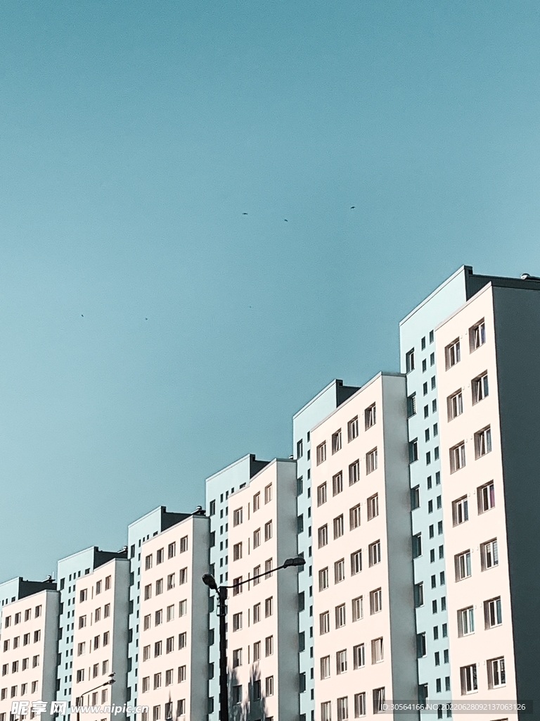 戶外城市大樓建筑