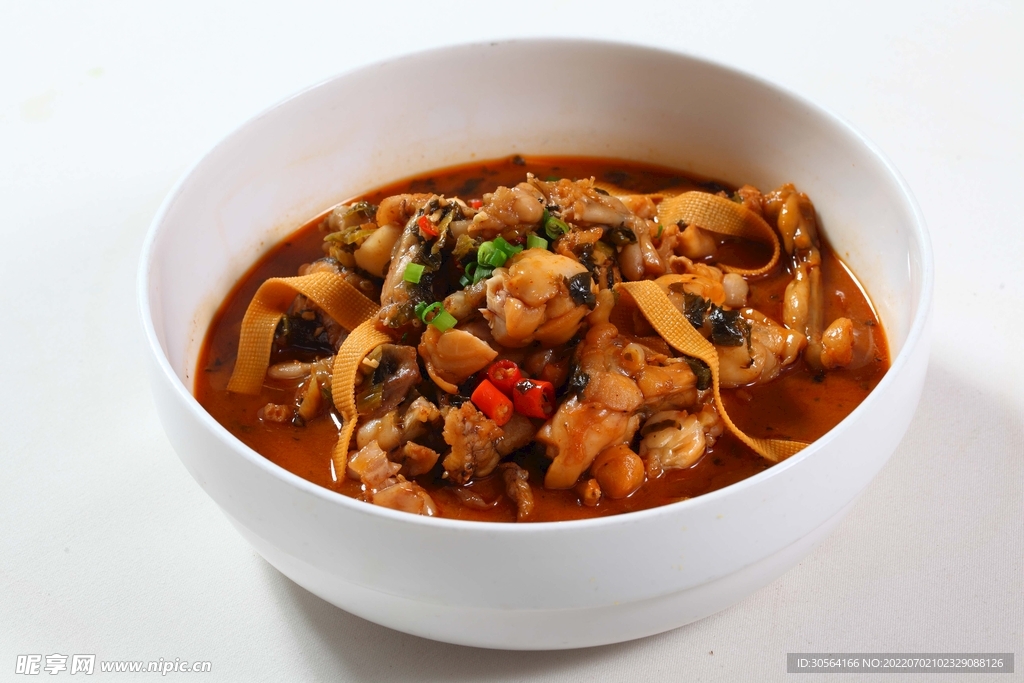 麻辣千張牛蛙美食